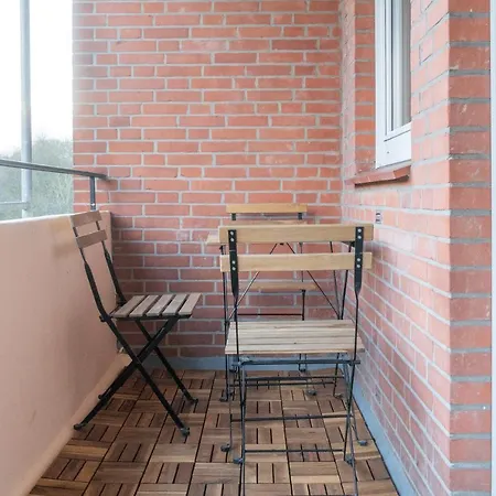 Studioapartment Mit Kueche Und Grossem Balkon Flensbourg