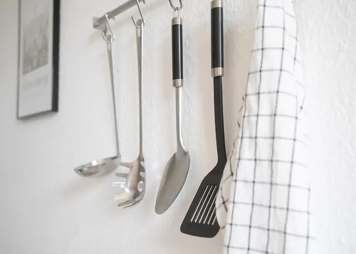 아파트 Studioapartment Mit Kueche Und Grossem Balkon 플렌스부르크