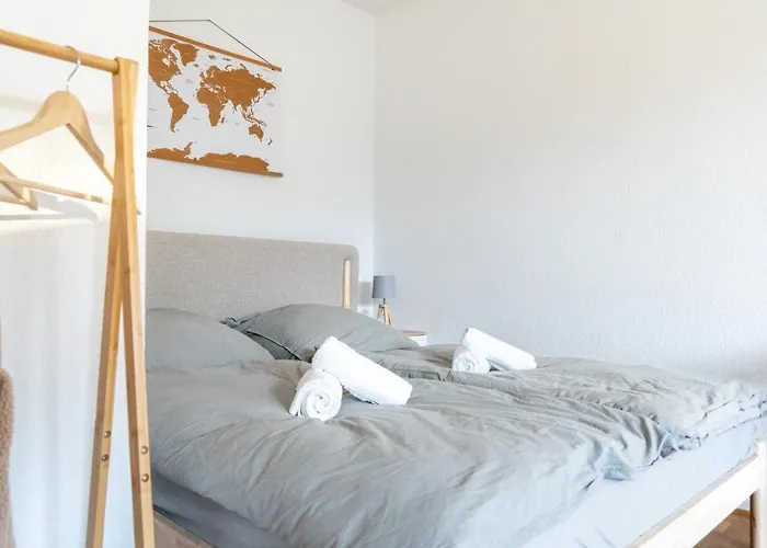 아파트 Studioapartment Mit Kueche Und Grossem Balkon 플렌스부르크