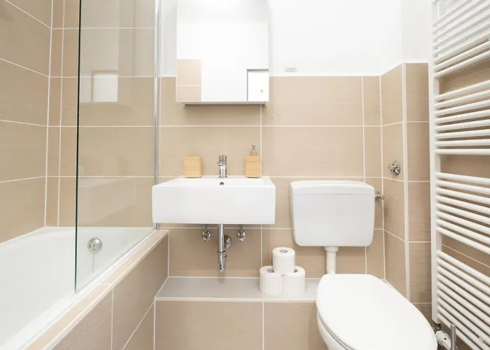 아파트 Studioapartment Mit Kueche Und Grossem Balkon